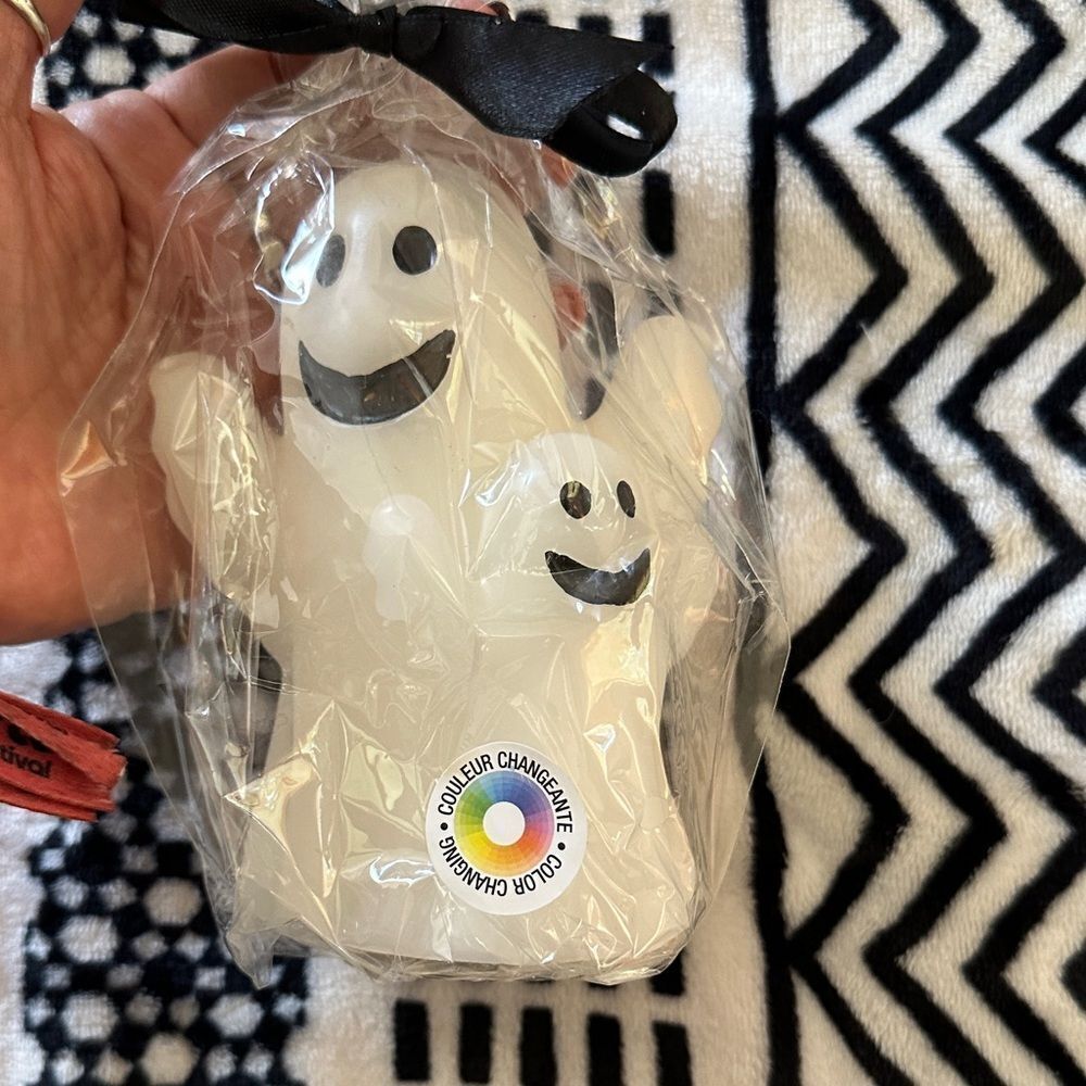 Ghost Candle Halloween Color Changing
